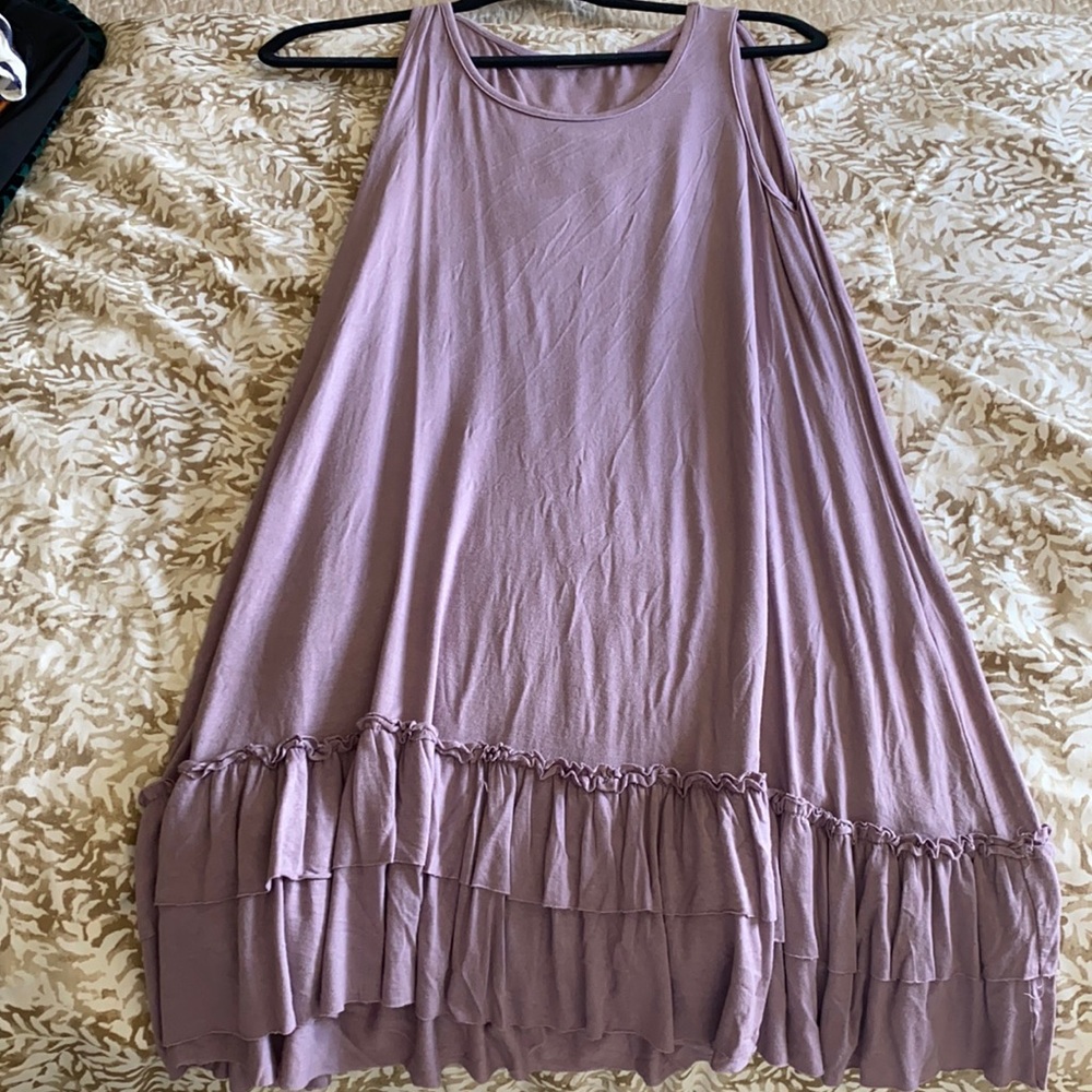 Purple Flowy Dress